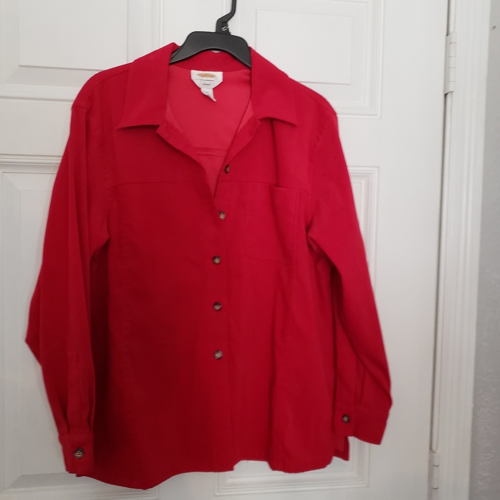 talbots stretch suede buttons up for women